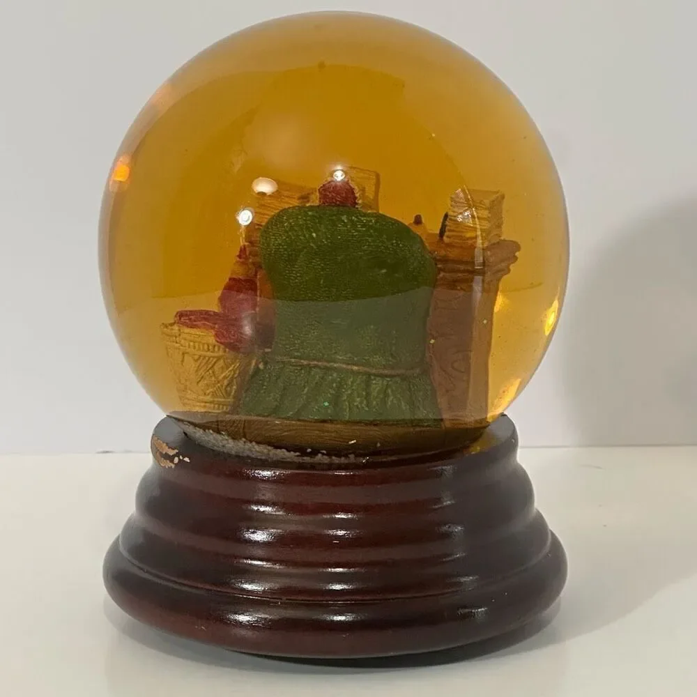 Christmas Snow Globe with Santa’s Workshop